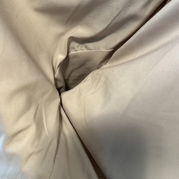 Oak + Fort Tan Beige Taupe Wool Blend Coat - Picture 9 of 10